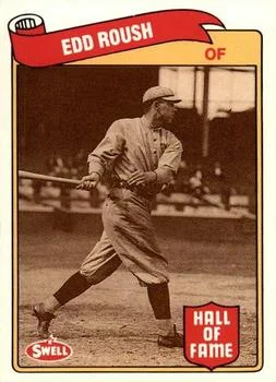 1989 Swell Baseball Greats Edd Roush #35 card image