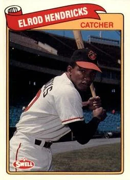 1989 Swell Baseball Greats Elrod Hendricks #64 card image