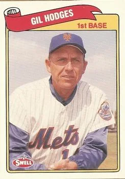 1989 Swell Baseball Greats Gil Hodges #33 card image