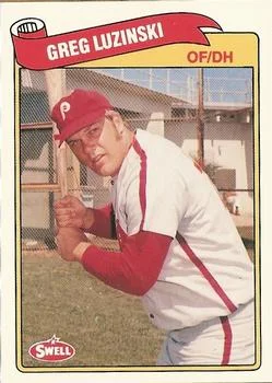 1989 Swell Baseball Greats Greg Luzinski #24 card image