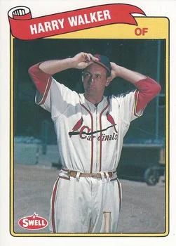 1989 Swell Baseball Greats Harry Walker #34 card image