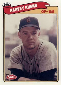 1989 Swell Baseball Greats Harvey Kuenn #9 card image