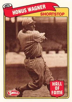 1989 Swell Baseball Greats Honus Wagner #4 card image