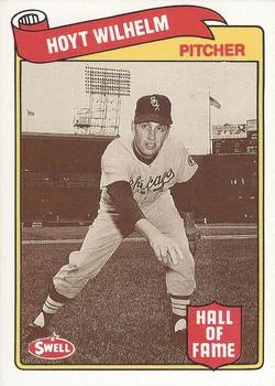 1989 Swell Baseball Greats Hoyt Wilhelm #45 card image