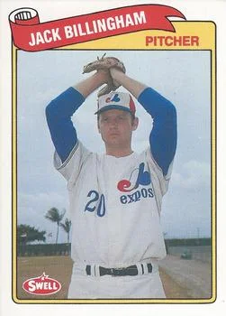 1989 Swell Baseball Greats Jack Billingham #43 card image