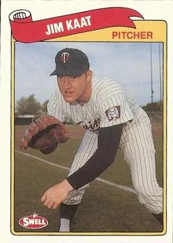 1989 Swell Baseball Greats Jim Kaat #88 card image