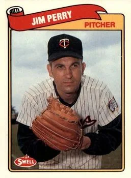 1989 Swell Baseball Greats Jim Perry #37 card image