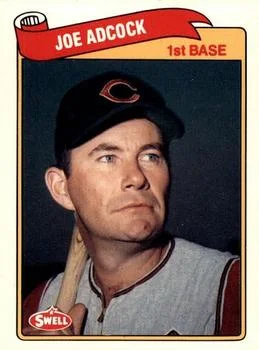 1989 Swell Baseball Greats Joe Adcock #6 card image