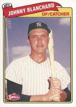 1989 Swell Baseball Greats Johnny Blanchard #92 card image
