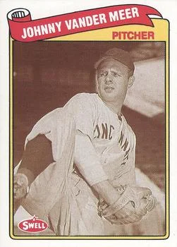 1989 Swell Baseball Greats Johnny Vander Meer #11 card image