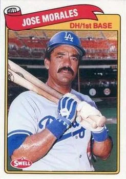 1989 Swell Baseball Greats Jose Morales #38 card image