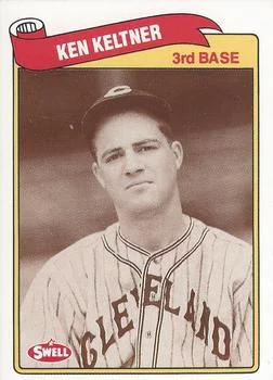 1989 Swell Baseball Greats Ken Keltner #87 card image