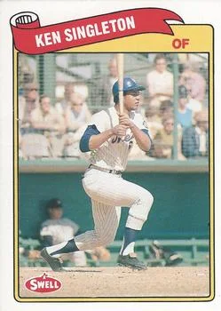 1989 Swell Baseball Greats Ken Singleton #26 card image