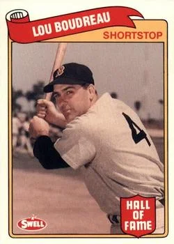 1989 Swell Baseball Greats Lou Boudreau #80 card image