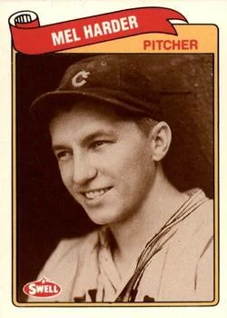 1989 Swell Baseball Greats Mel Harder #41 card image