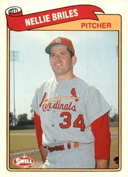 1989 Swell Baseball Greats Nellie Briles #79 card image