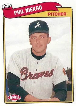 1989 Swell Baseball Greats Phil Niekro #22 card image