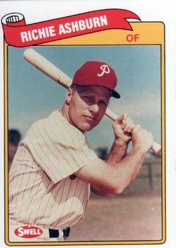 1989 Swell Baseball Greats Richie Ashburn #85 card image
