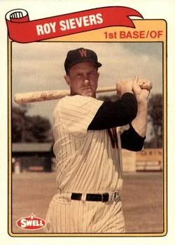 1989 Swell Baseball Greats Roy Sievers #47 card image