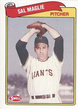 1989 Swell Baseball Greats Sal Maglie #99 card image