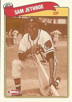 1989 Swell Baseball Greats Sam Jethroe #62 card image