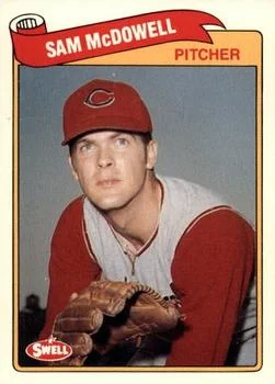 1989 Swell Baseball Greats Sam McDowell #71 card image