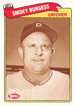 1989 Swell Baseball Greats Smoky Burgess #32 card image