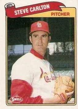 1989 Swell Baseball Greats Steve Carlton #95 card image