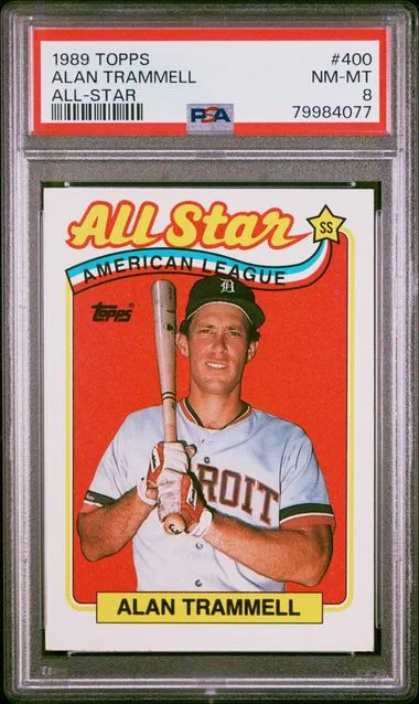 1989 Topps Alan Trammell All-Star #400 card image