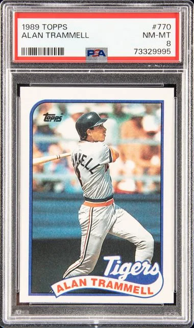 1989 Topps Alan Trammell #770 card image