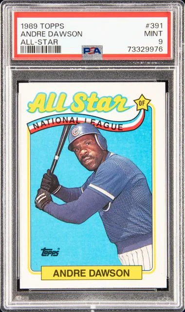 1989 Topps Andre Dawson #391 card image