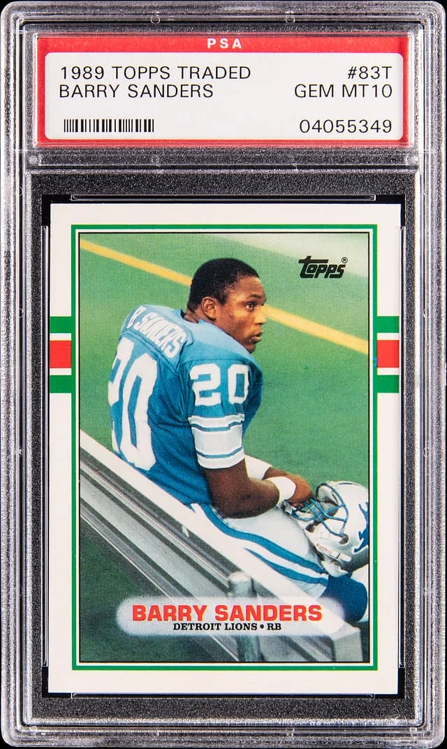 1989 Topps Barry Sanders #83T card image