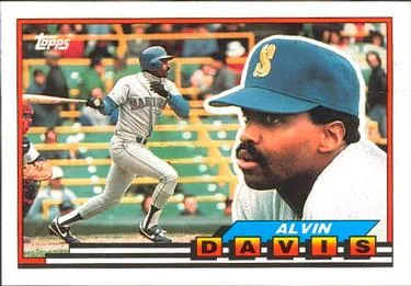 1989 Topps Big Alvin Davis #218 card image