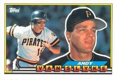 1989 Topps Big Andy Van Slyke #255 card image