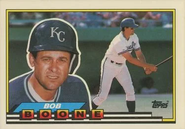 1989 Topps Big Bob Boone #269 card image