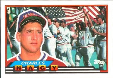 1989 Topps Big Charles Nagy #217 card image