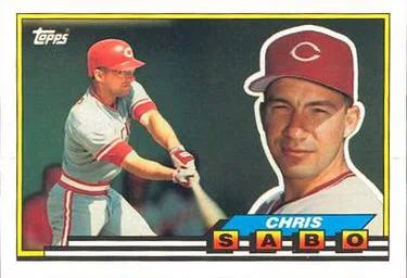 1989 Topps Big Chris Sabo #251 card image