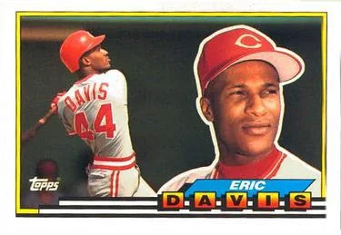 1989 Topps Big Eric Davis #273 card image