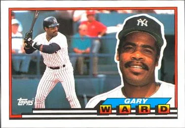 1989 Topps Big Gary Ward #206 card image