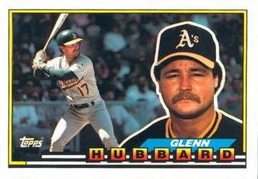 1989 Topps Big Glenn Hubbard #232 card image