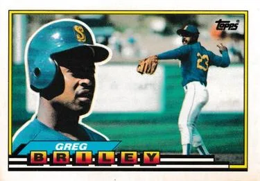 1989 Topps Big Greg Briley #247 card image