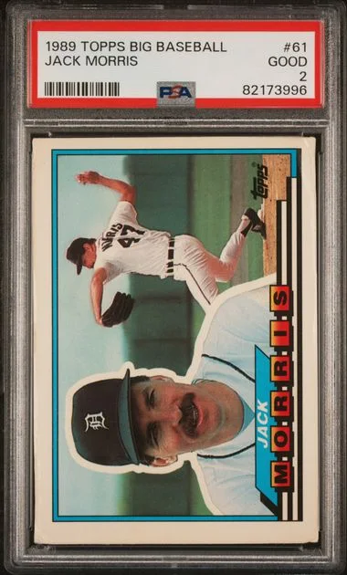 1989 Topps Big Jack Morris Baseball #61 card image