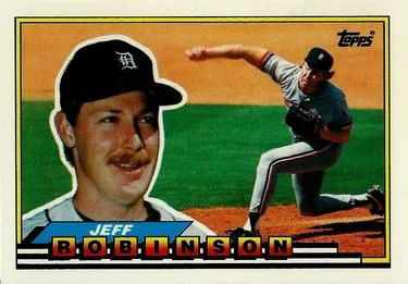 1989 Topps Big Jeff Robinson #274 card image