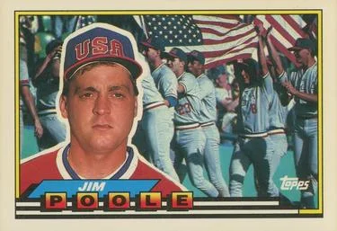 1989 Topps Big Jim Poole #263 card image