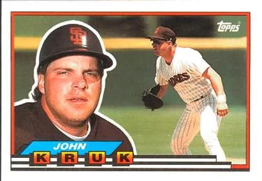 1989 Topps Big John Kruk #216 card image