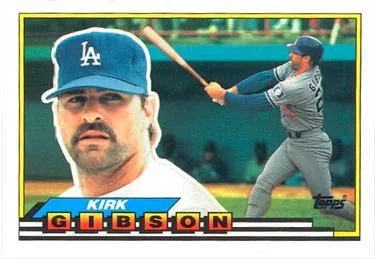 1989 Topps Big Kirk Gibson #299 card image