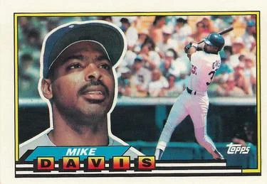1989 Topps Big Mike Davis #225 card image