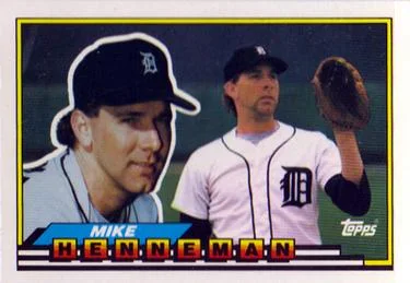 1989 Topps Big Mike Henneman #252 card image