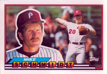 1989 Topps Big Mike Schmidt #220 card image