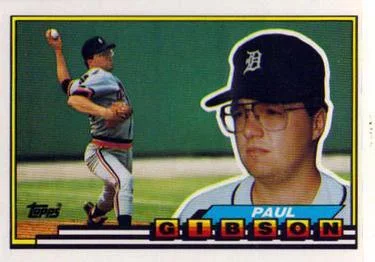 1989 Topps Big Paul Gibson #230 card image